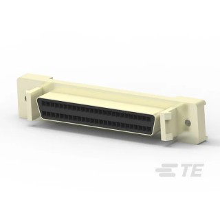 TE Connectivity 50 Way Straight 1.27 mm Pitch Through Hole Female D-Sub Connector with Screw 5749721-5