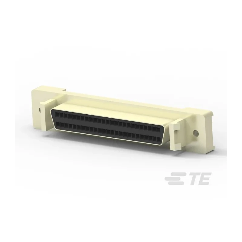 TE Connectivity 50 Way Straight 1.27 mm Pitch Through Hole Female D-Sub Connector with Screw 5749721-5