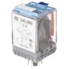 Releco Power Relay 24V DC Coil 10A Switching Current DPDT Plug-In Terminal MRC Series C2-A20X / DC 24V