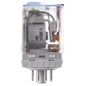 Releco Power Relay 24V DC Coil 10A Switching Current DPDT Plug-In Terminal MRC Series C2-A20X / DC 24V