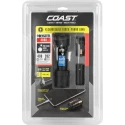 Coast Rechargeable LED Torch 300 lm, IPX8 Waterproof, 4x AAA Batteries, 146 mm Polysteel 400R
