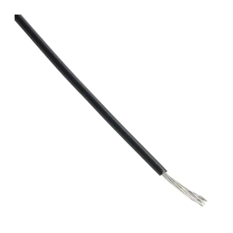 Alpha Wire Hook-up Wire PVC Series Black Hook Up Wire 22 AWG 7/0.25 mm Core Strands 30 m Polyvinyl 7055 BK005