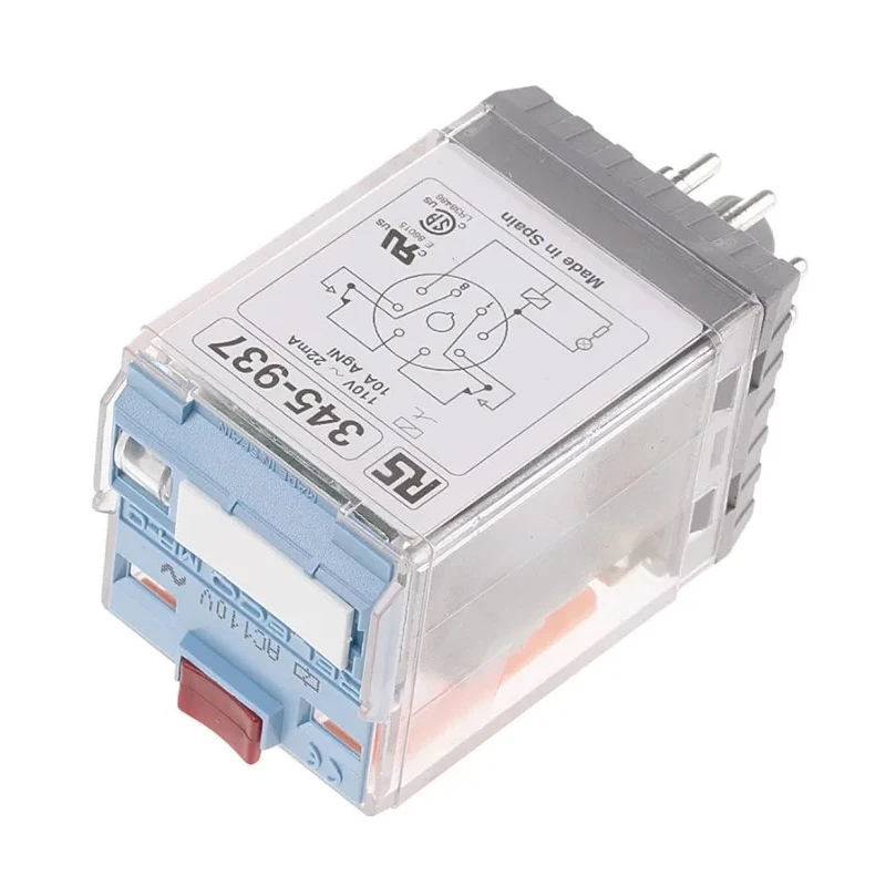 Releco Power Relay with 115V AC Coil, 10A Switching Current, DPDT Contact Configuration C2-A20X / AC 115V