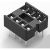 TE Connectivity 2.54 mm Pitch Vertical 8 Way Through Hole Standard Pin Ladder DIL Socket 1-2199298-2