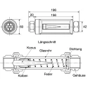 Parker UCC Easiflow Series Flow Meter 5L/min to 100L/min, Female, 1 in BSP Parallel EF.7731113291