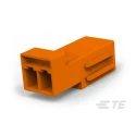 TE Connectivity LIGHT-N-LOK Series Modular Latched Wire-to-Wire Female Poke-in Lighting Connector 2-Pole, 9A 1-2834049-3