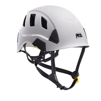 Petzl White Ventilated Safety Helmet with Chin Strap, Adjustable Headband A020BA00