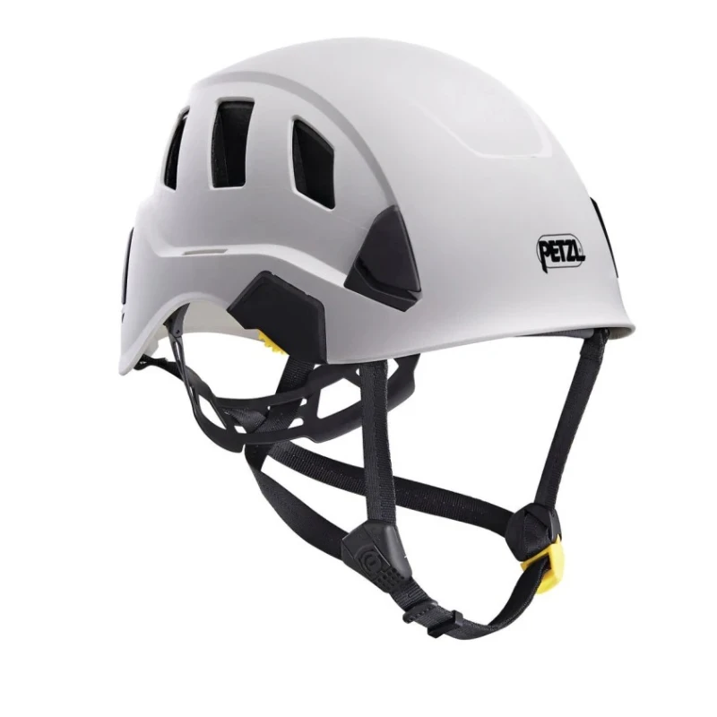 Petzl White Ventilated Safety Helmet with Chin Strap, Adjustable Headband A020BA00