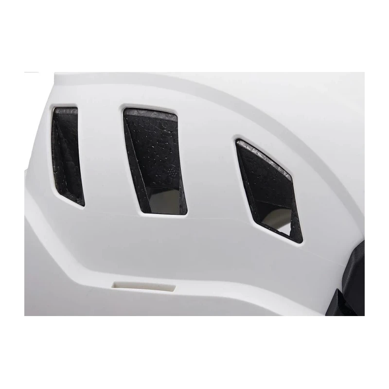 Petzl White Ventilated Safety Helmet with Chin Strap, Adjustable Headband A020BA00