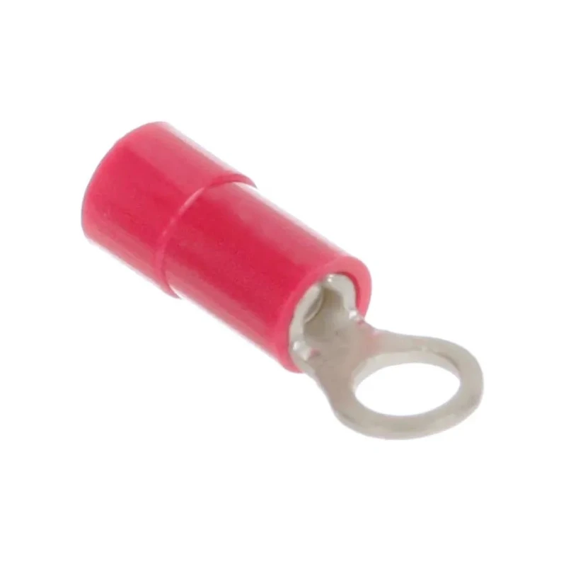 Molex Insulated Ring Terminal M3.5 Stud Size 22 AWG to 18 AWG Wire Size Red 19070-0009