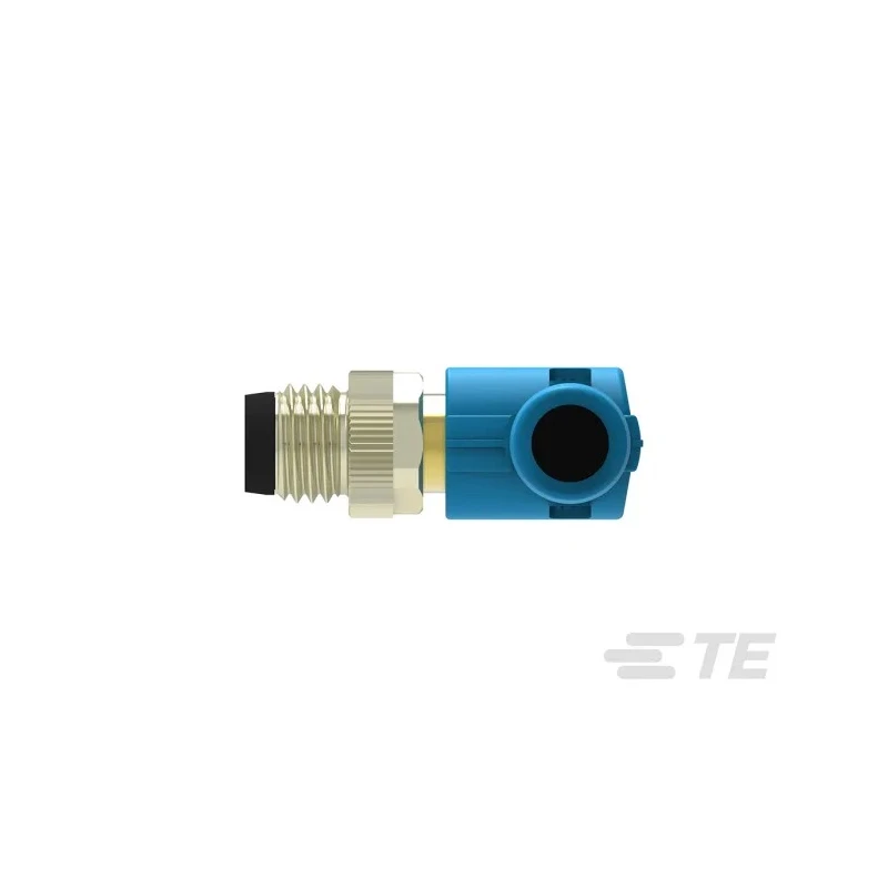 TE Connectivity Sensor Actuator Cable Male 4 Way M8 Right Angle to Unterminated Free End PVC Jacket 5000mm T4061210004-005