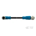 TE Connectivity Male/Female 5 way Right Angle to 5 way Straight Sensor Actuator Cable 500 mm T4162223005-001