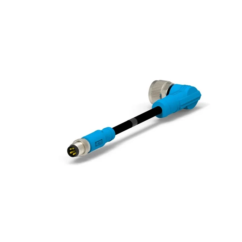 TE Connectivity Male 3 Way Right Angle to Female 3 Way Straight Sensor Actuator Cable 500 mm T4052118003-001