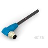 TE Connectivity Male 8 Way Right Angle to 8 Way Unterminated Sensor Actuator Cable 500 mm T4161210008-001