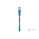 TE Connectivity Sensor Actuator Cable Female 4 Way Right Angle to Male 4 Way Straight 500mm T4052415004-001