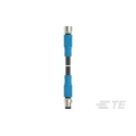 TE Connectivity Male/Female 4 Way Straight to 4 Way Straight Sensor Actuator Cable 5000mm T4062113004-005