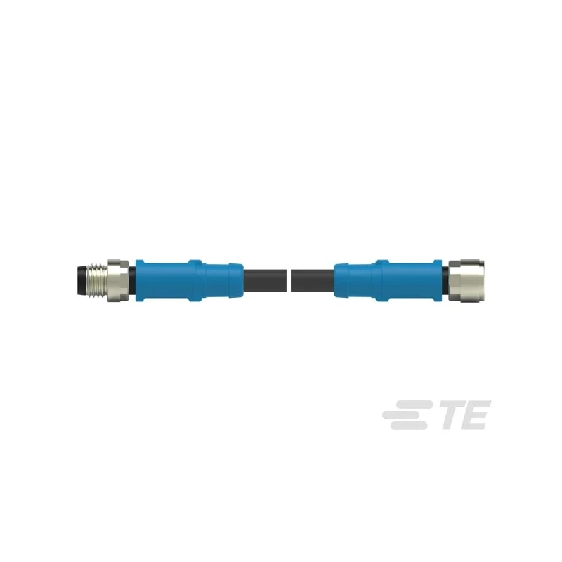 TE Connectivity Male/Female 4 Way Straight to 4 Way Straight Sensor Actuator Cable 5000mm T4062113004-005