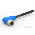 TE Connectivity Female 8 Way Right Angle to 8 Way Unterminated Sensor Actuator Cable 5000mm T4161410008-005