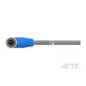 TE Connectivity Female 8 Way M12 Sensor Actuator Cable 1500 mm T4161420008-003