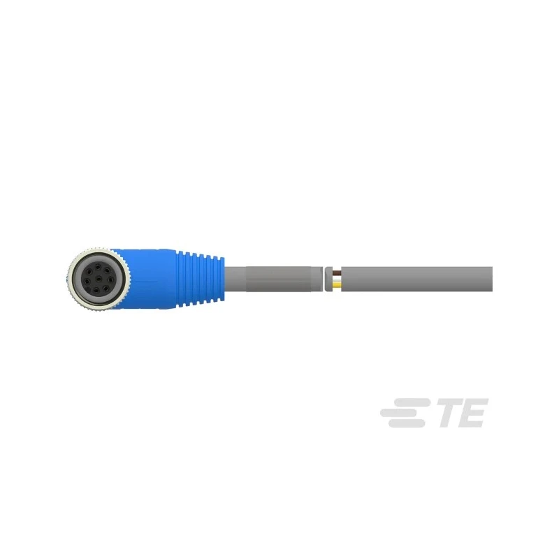 TE Connectivity Female 8 Way M12 Sensor Actuator Cable 1500 mm T4161420008-003