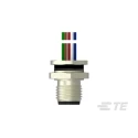 TE Connectivity Circular Connector M12 Plug Male, 8 Contacts, Wire Termination, IP67 Rating, 30V, 2A T4171020008-001