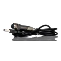 RS PRO Male USB Type A to Male D-Sub 9-Pin Serial Adapter Cable Black 1.2m 186-0518