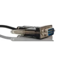 RS PRO Male USB Type A to Male D-Sub 9-Pin Serial Adapter Cable Black 1.2m 186-0518