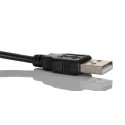 RS PRO Male USB Type A to Male D-Sub 9-Pin Serial Adapter Cable Black 1.2m 186-0518