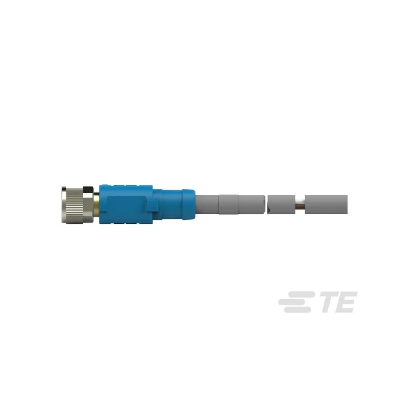 TE Connectivity Sensor Actuator Cable Female 4 Way M8 Straight to Unterminated Free End Polyurethane Jacket T4061320004-005