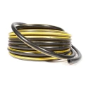 RS PRO Compressed Air Hose Assembly, PVC, Reinforced, 20 bar Pressure, 15 m Length, Yellow, Model 186-0596