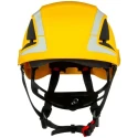 3M X5000 Yellow Safety Helmet ABS Vented Adjustable Chin Strap Included X5002V-CE