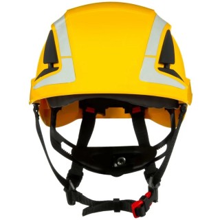3M X5000 Yellow Safety Helmet ABS Vented Adjustable Chin Strap Included X5002V-CE