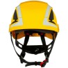 3M X5000 Yellow Safety Helmet ABS Vented Adjustable Chin Strap Included X5002V-CE
