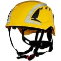 3M X5000 Yellow Safety Helmet ABS Vented Adjustable Chin Strap Included X5002V-CE