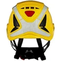 3M X5000 Yellow Safety Helmet ABS Vented Adjustable Chin Strap Included X5002V-CE