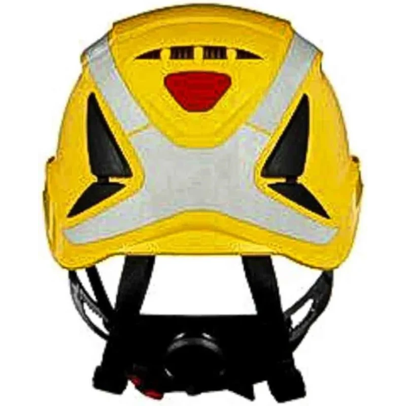 3M X5000 Yellow Safety Helmet ABS Vented Adjustable Chin Strap Included X5002V-CE