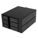 StarTech.com 3.5 in Mobile Rack Backplane SATA Interface 3 Drive Support 194.1 x 145 x 110 mm HSB3SATSASBA