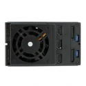 StarTech.com 3.5 in Mobile Rack Backplane SATA Interface 3 Drive Support 194.1 x 145 x 110 mm HSB3SATSASBA