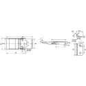 Savigny Stainless Steel Low Profile Toggle Latch 111mm x 49mm x 10.5mm 40040 GIB
