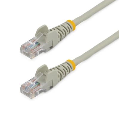 StarTech.com Unscreened Grey PVC Cat5e Ethernet Cable 7 m Length 24AWG Stranded Copper Conductor