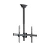 StarTech.com Black Floor-to-Ceiling Multimedia Display Mount VESA 200x200 to 600x400 1.15m Height FPCEILPTBSP