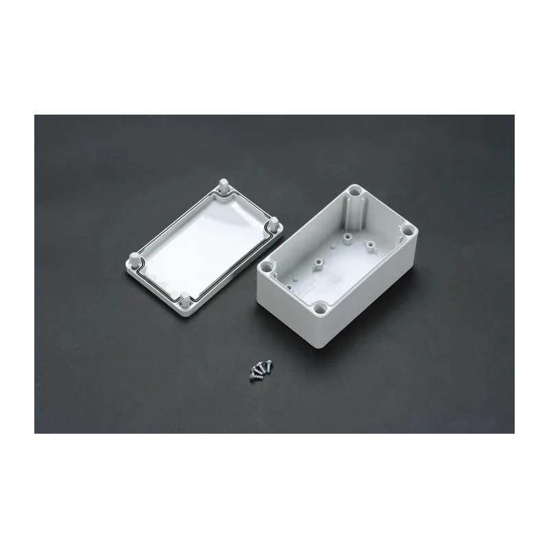 Takachi Electric Industrial SPCP Series Polycarbonate Enclosure with Transparent Off-White Lid IP65, 60mm x SPCP131806T