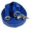 RS PRO Flat Roll-Up Hose with Coupling 3 Bar Maximum Operating Pressure 100m Length 101mm Inside Diameter Polyvinyl 186-0553