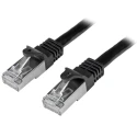 StarTech.com Cat6 Ethernet Cable Black 3 m Shielded Screened Patch Cable PVC N6SPAT3MBK