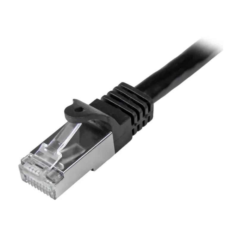 StarTech.com Cat6 Ethernet Cable Black Shielded Screened Patch Cable PVC 0.5 m N6SPAT50CMBK