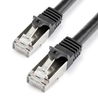StarTech.com Cat6 Ethernet Cable, Black, 1 m, Shielded Screened PVC N6SPAT1MBK