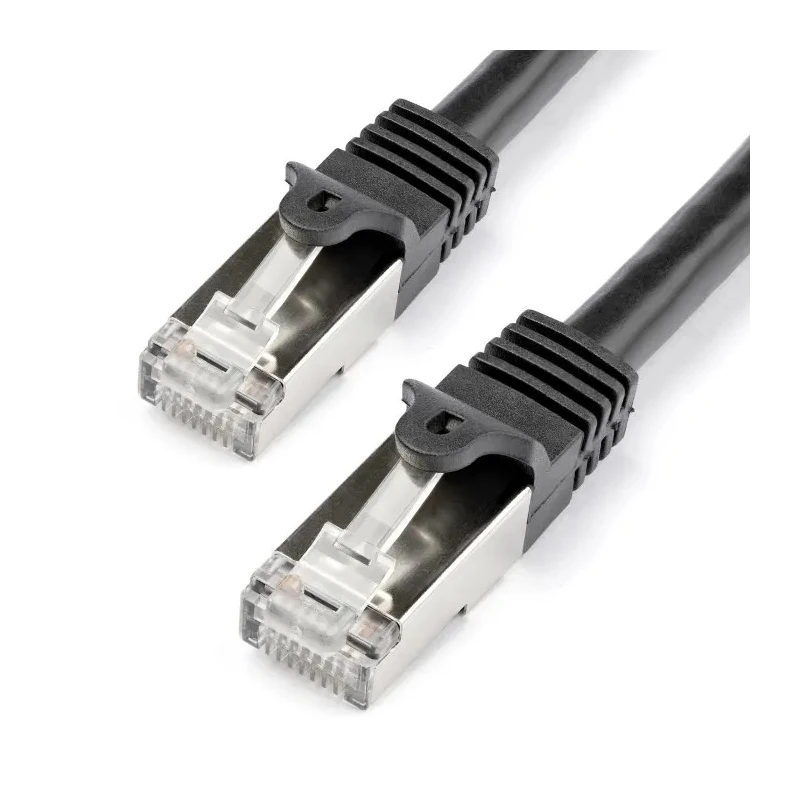 StarTech.com Cat6 Ethernet Cable, Black, 1 m, Shielded Screened PVC N6SPAT1MBK