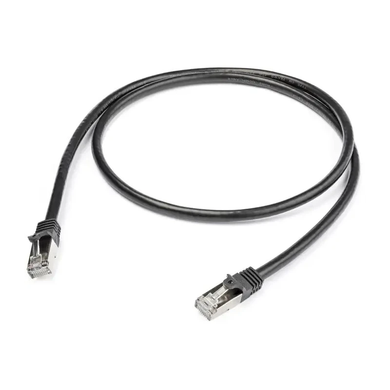 StarTech.com Cat6 Ethernet Cable, Black, 1 m, Shielded Screened PVC N6SPAT1MBK