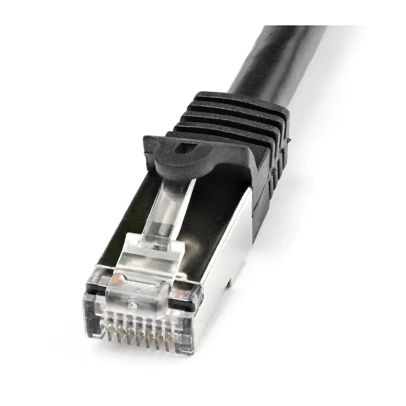StarTech.com Cat6 Ethernet Cable, Black, 1 m, Shielded Screened PVC N6SPAT1MBK