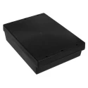 RS PRO Black ABS Enclosure 52.6 mm x 197.7 mm x 144.6 mm IP65 IK07 186-2249